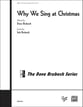 Why We Sing at Christmas SATB choral sheet music cover